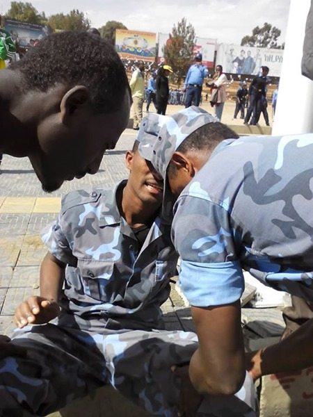 Photo - Federal police officer harmed during the demonstration