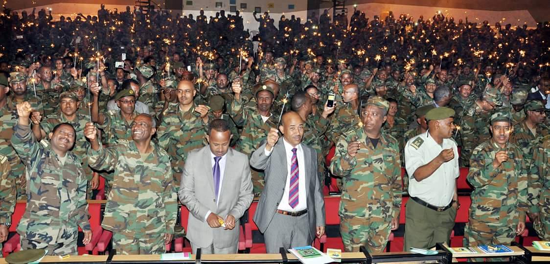 Photo - Senior Ethiopian army officers in Addis Ababa, May 28, 2016