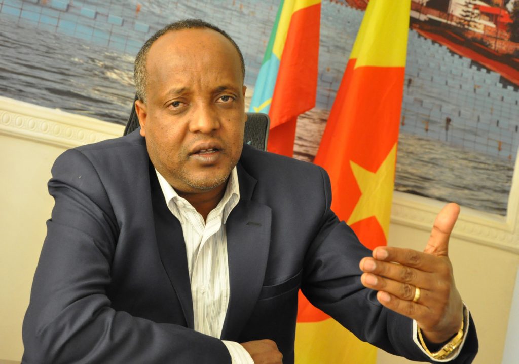 Photo - Alemnew Mekonen, executive member of ANDM/EPRDF and head of ANDM Secretariat
