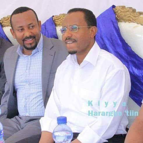 Photo - OPDO chair and deputy, Abiy Ahmed and Lemma Megersa