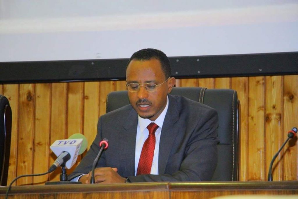 Photo - President Lemma Megersa at Cheffee Oromia, July 2017