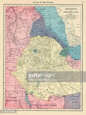 Map - Ethiopia, Eritrea, Horn of Africa