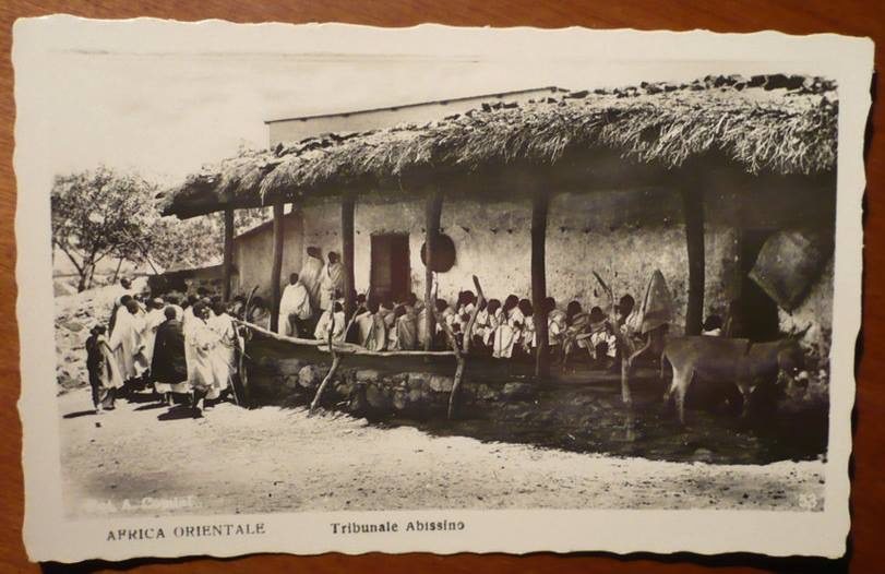 Photo - 1940 Asmara (Eritrea) - Abyssinian court of justice