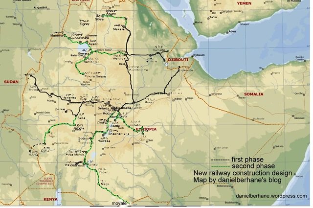 Ethiopia railway design phase 1 and 2