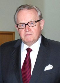 Nobel laureate Martti Ahtisaari (Finland former president)