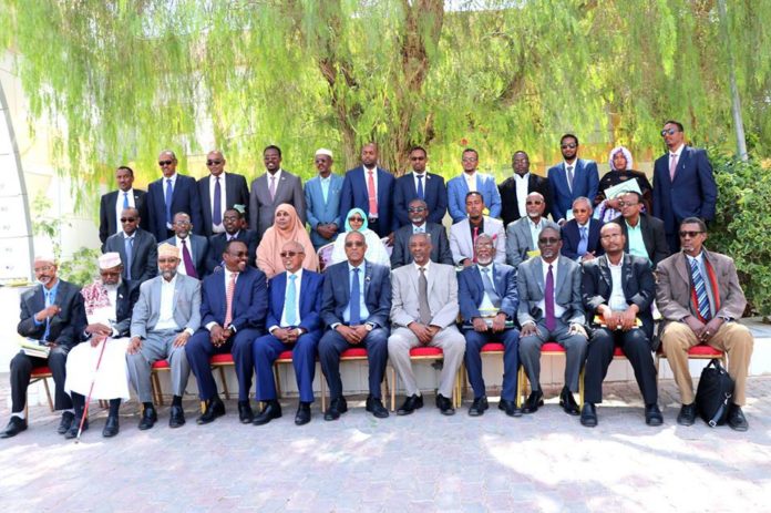 Photo - New Cabinet of Somaliland's new president Muse Bihi [Credit: Office of the President]