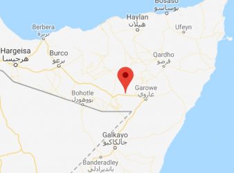 Map - Tukaraq, Sool region, Somaliland-Puntland border