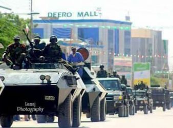Photo - Military parade at Somaliland independence day, Hargeisa, May 2018