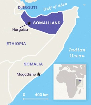 Map - Somaliland and Horn of Africa